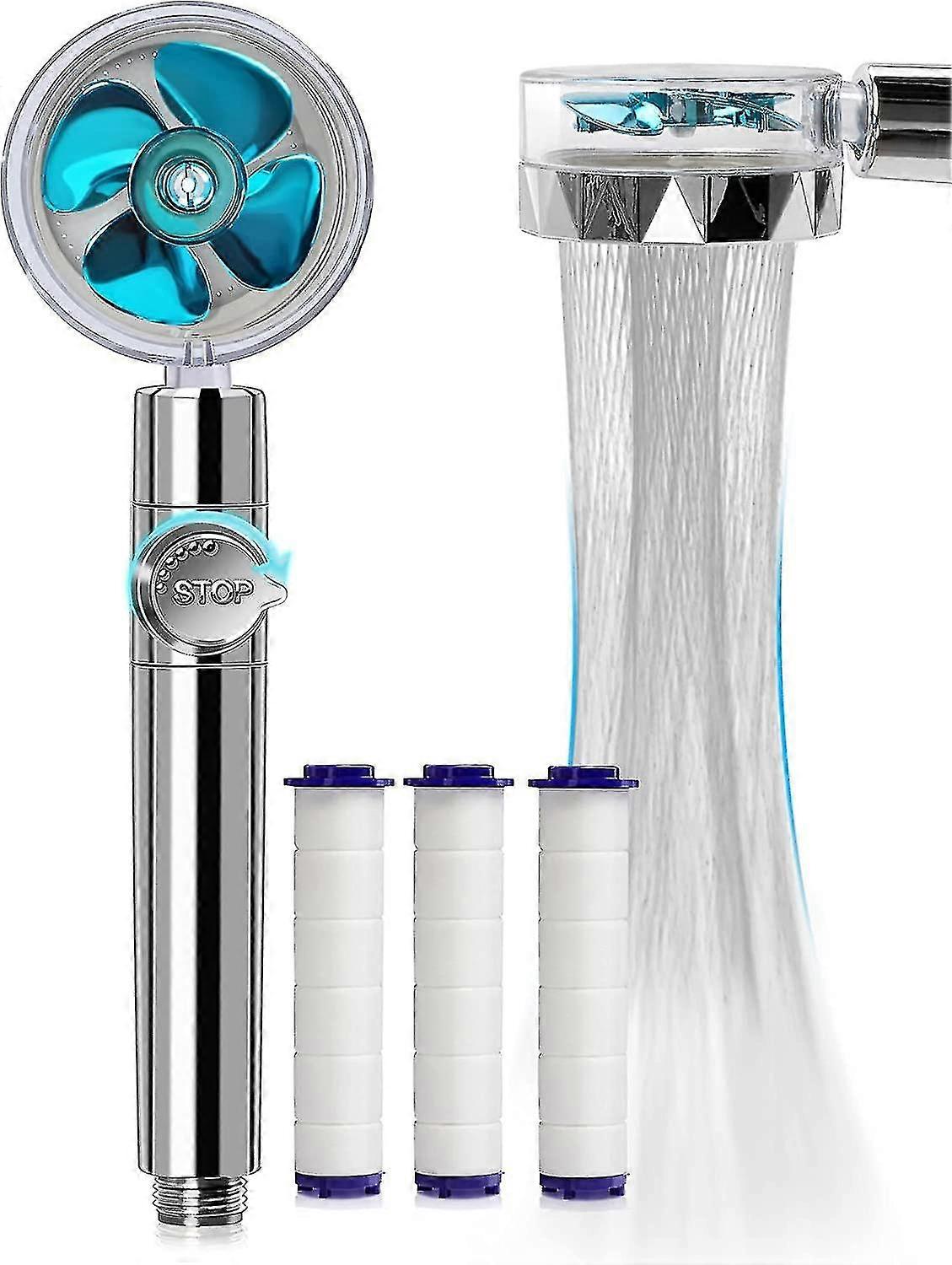 High-Pressure Filtered Spa Showerhead