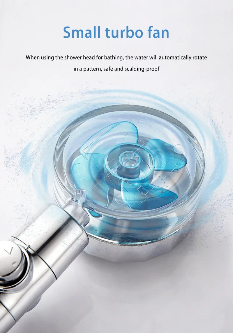 High-Pressure Filtered Spa Showerhead