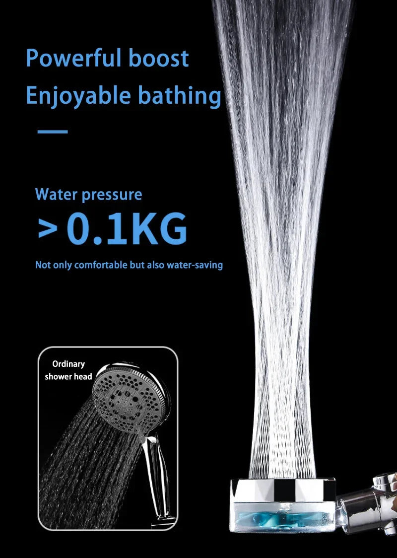 High-Pressure Filtered Spa Showerhead