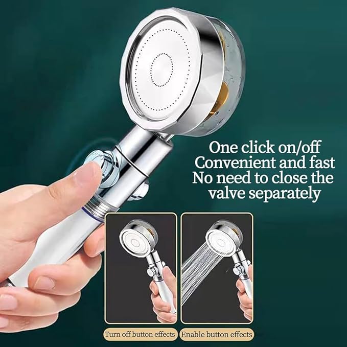 High-Pressure Filtered Spa Showerhead